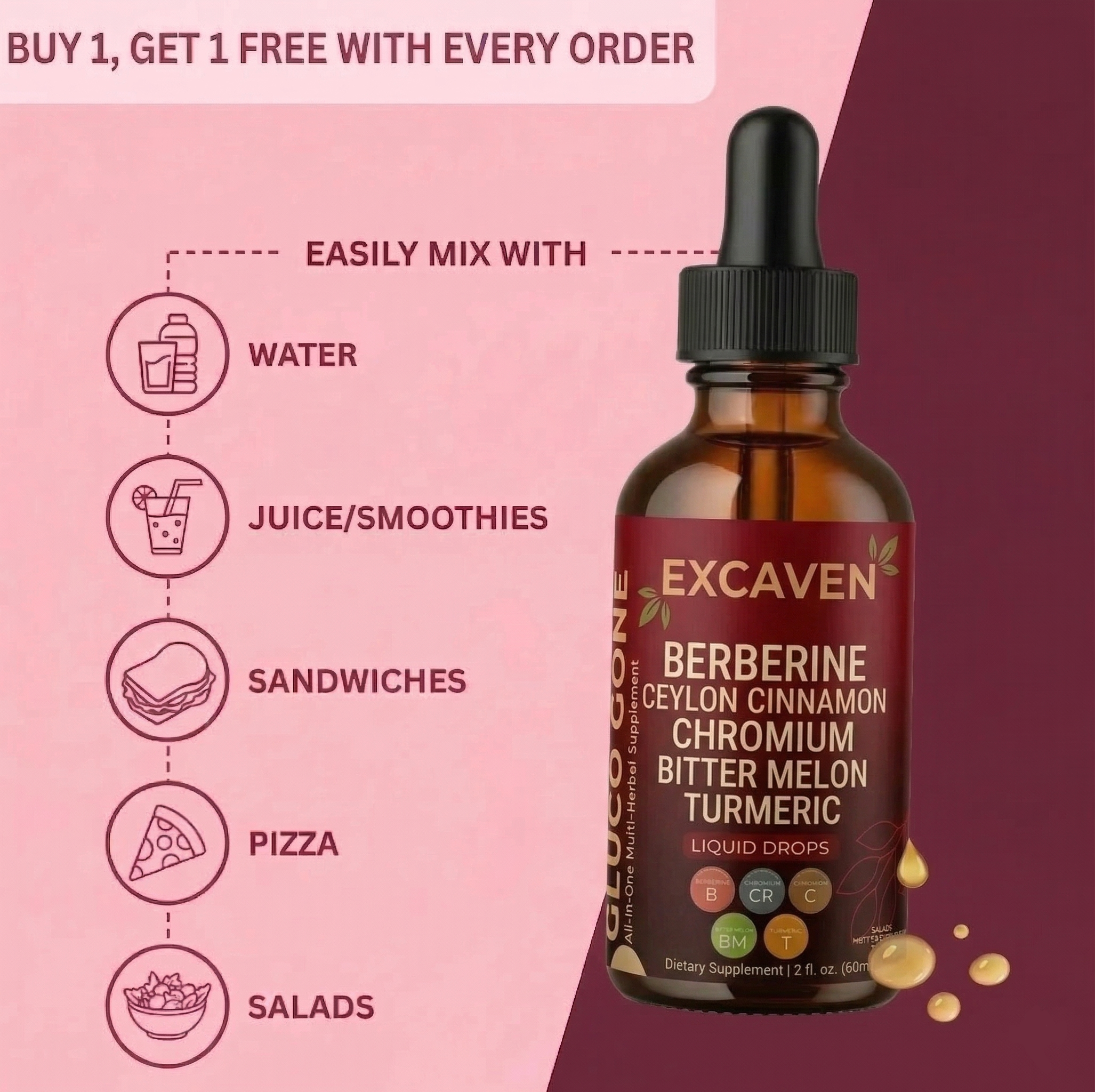 Berberine + Ceylon Cinnamon Regulator Drops (60mL)