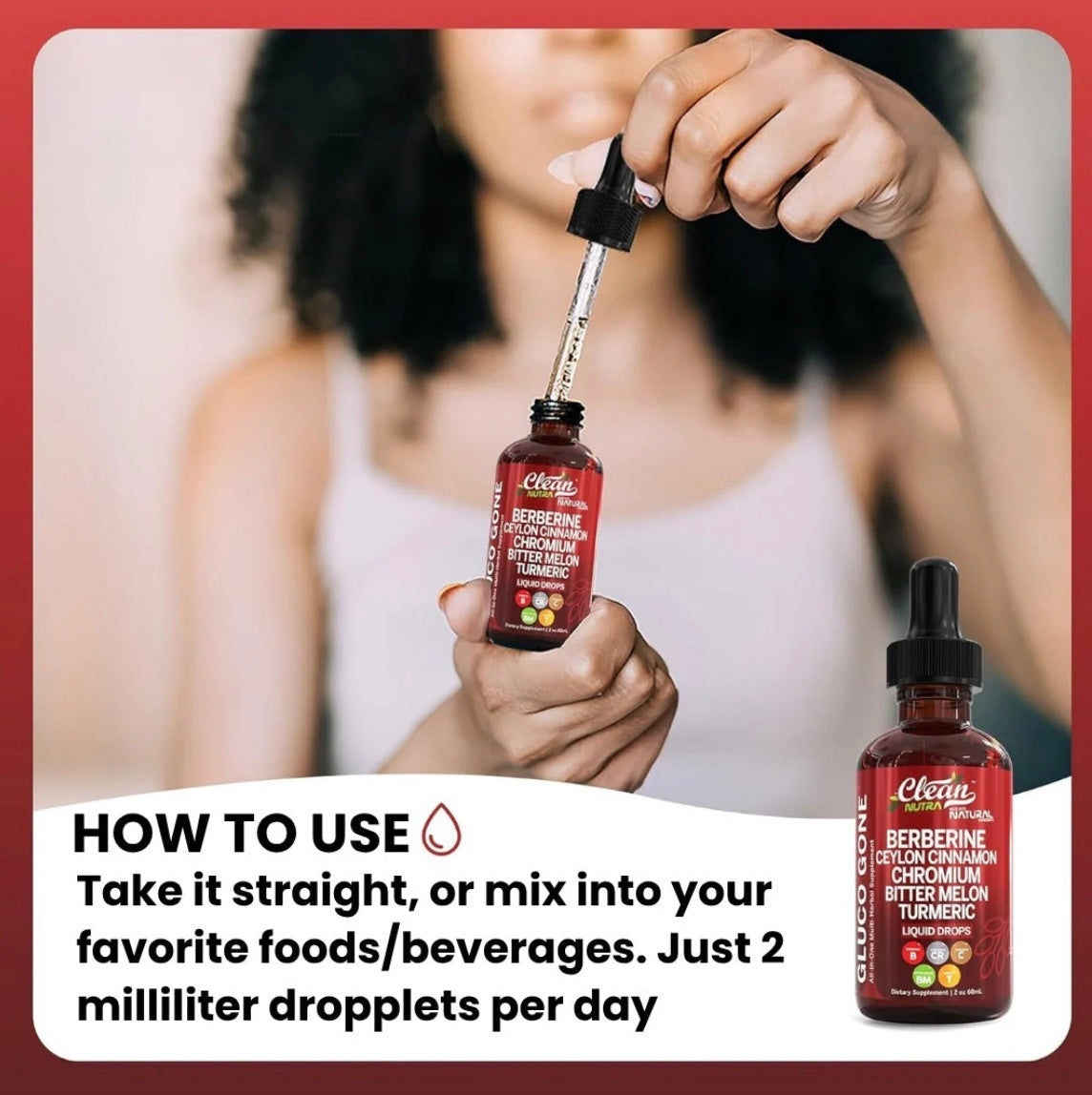 Berberine + Ceylon Cinnamon Regulator Drops (60mL)