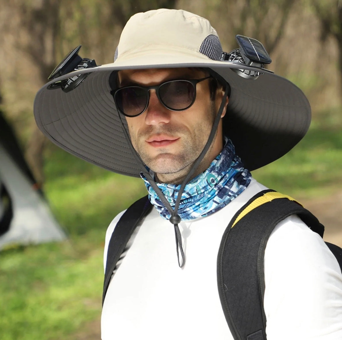 Excaven - Solar Fan Hat