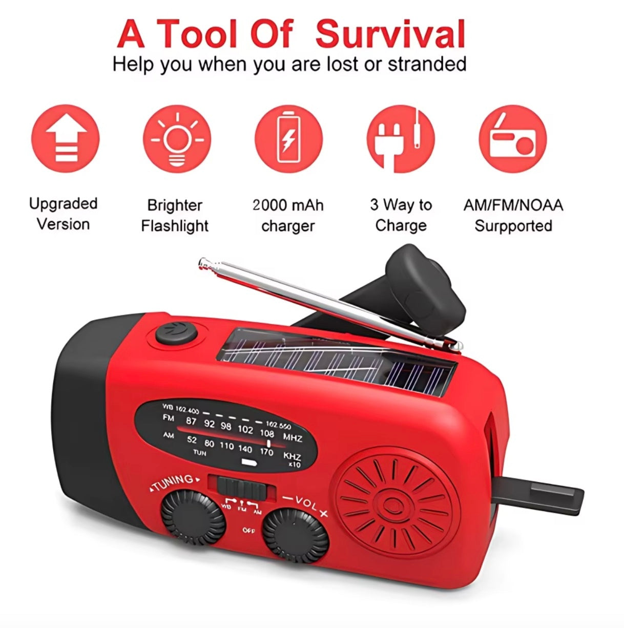 Excaven Emergency Portable Radio