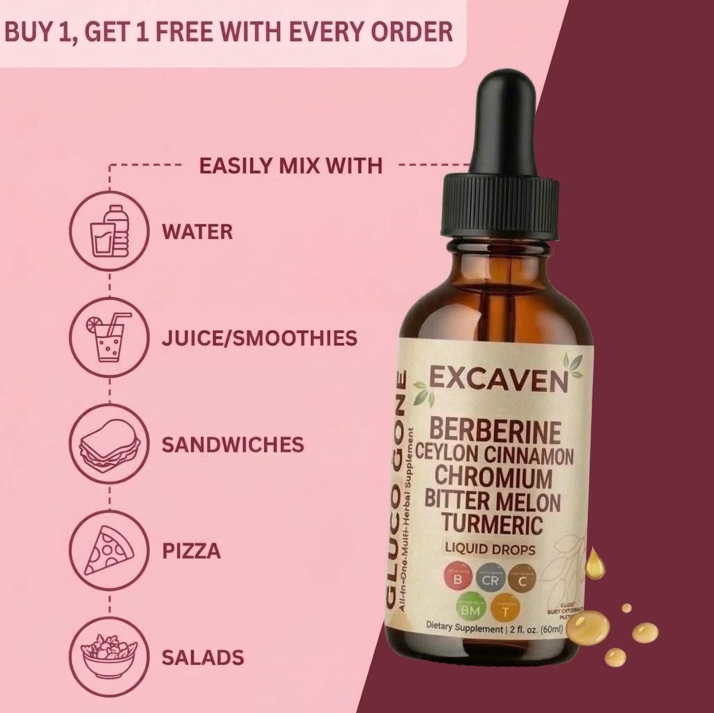 Berberine + Ceylon Cinnamon Regulator Drops (60mL)